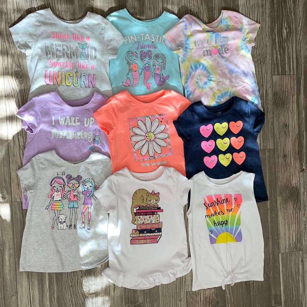 Girls T Shirt bundle (9)
